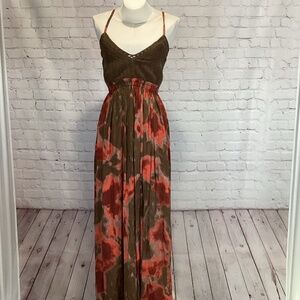 755. Jessica Simpson Crochet Maxi Dress NWOT Size Large